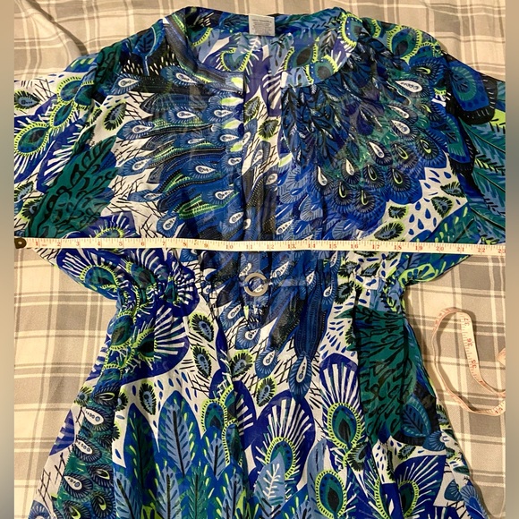 NWOT Peacock Coverup Tunic - Picture 10 of 10